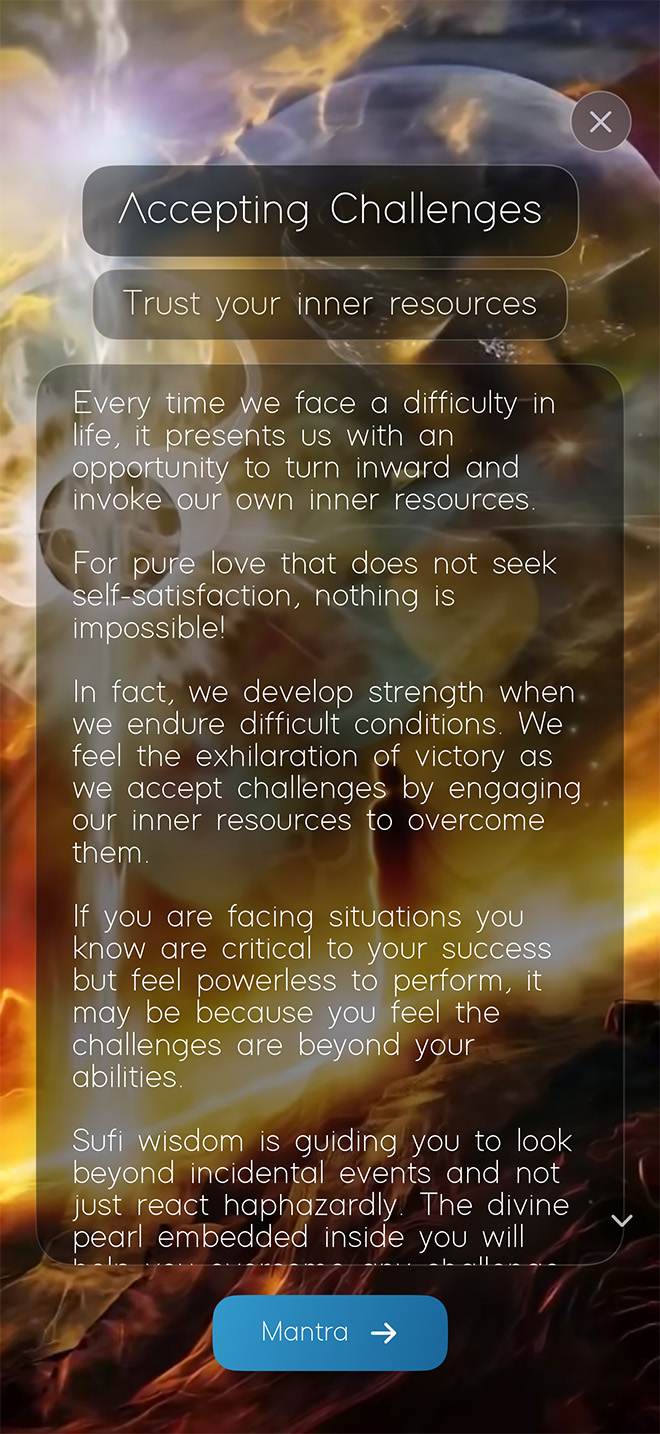 Sufi Wisdom card reading